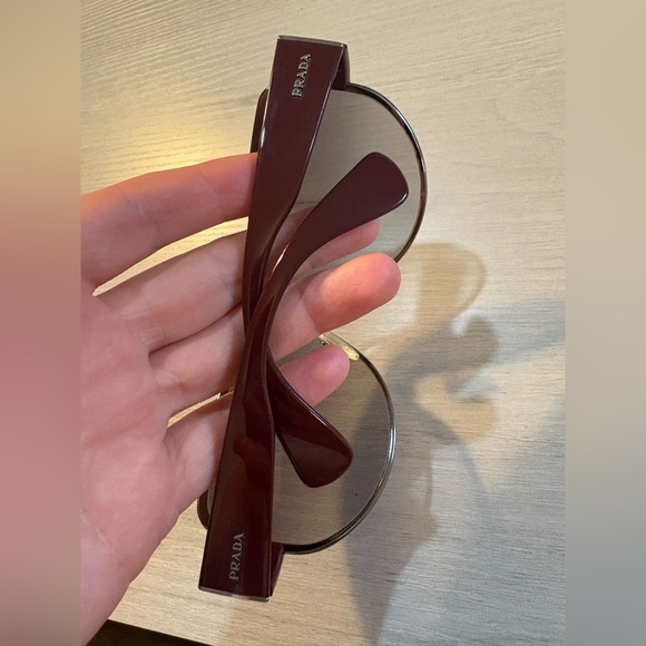 Prada Brown and Gold Sunglasses‎ main image 6